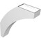 Ekena Millwork 5 1/2-in. W x 24-in. D x 28-in. H Thorton Architectural Grade PVC Knee Brace BRCP055X24X28THR - alternate 2